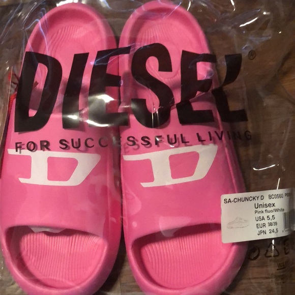 Nwt Diesel slides pretty pretty pink - Picture 2 of 4